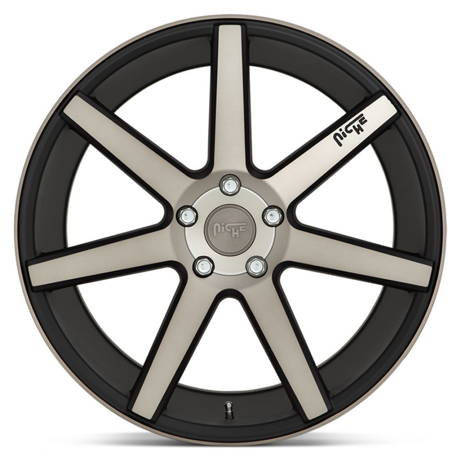 Niche Wheels<br>Verona Matte Black Machined (18x8)